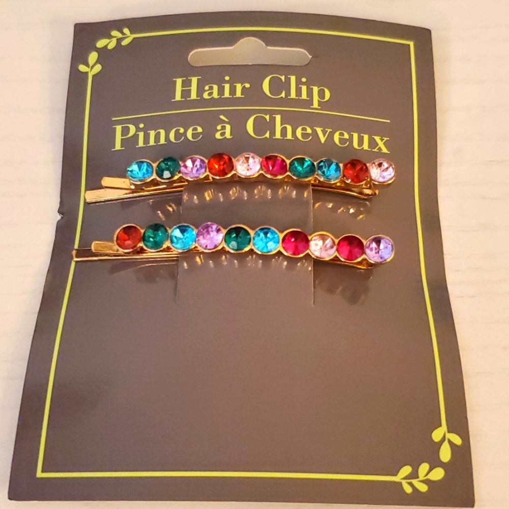 🌈 Rainbow Hair Clips